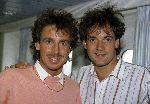 Hoek van Holland, 6 September 1990
Olau trip van hoek van Holland naar Engeland
Marco Borsato met Gerard Joling