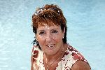 Curacao 7 januari 2006
Marianne Weber bij haar huis op Curacao