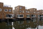 Almere 13 januari 2006
Nieuwe huis Rachel Hazes aan het water in Almere.