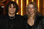 Amsterdam 17 januari 2006
Premiere Queen in concert in de RAI.
Sieb v d Ploeg met vriendin Jennifer