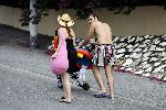 Curacao 7 januari 2006
Trijntje Oosterhuis op vakantie met haar man Sander en zoontje.