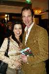Amsterdam 14 januari 2003
Premiere van eten met vrienden in nieuwe de la mar 
Caroline de Bruijn en erik vogel
