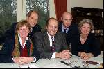 Eindhoven 13 Januari 2003
Frits Philips Jr. met vrouw met een gedeelte van hun personeel