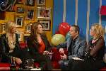 Weesp 12 januari 2003
100e aflevering van A life and cooking 
Irene Moors, Carlo Boszhard  Estelle Cruyff Leontine Borsato