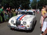 Oisterwijk, 15 Juli 2006
Eerste dag Classic Car Rally Amsterdam-Beijing
1e stop om afscheid te nemen van familie en vriendin bij Rosep
Chris vlaar en Leo Nelissen met hun Jaguar MK II uit 1967
