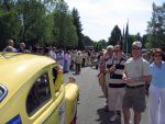 Oisterwijk, 15 Juli 2006
Eerste dag Classic Car Rally Amsterdam-Beijing
1e stop om afscheid te nemen van familie en vriendin bij Rosep
Louis Frankenhuis en Yolanda Kroef met hun Volvo P 544 uit 1963