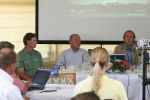 Zandvoort, 18 Juli 2006
KLM Dutch Open 2006 Persconferentie op de Kennemer Golfclub
Maarten Lafeber, een van de deelnemers tijdens de perspresentatie samen met Daan Slooter en Robbie v Erven Dorens