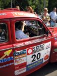 Oisterwijk, 15 Juli 2006
Eerste dag Classic Car Rally Amsterdam-Beijing
1e stop om afscheid te nemen van familie en vriendin bij Rosep
Peter Breedveld en Wim Breedveld met hun Volvo P544 B 18 uit 1963