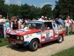 Oisterwijk, 15 Juli 2006
Eerste dag Classic Car Rally Amsterdam-Beijing
1e stop om afscheid te nemen van familie en vriendin bij Rosep
Peter v d Berg en Joop Kockx met hun DAF Coupe uit 1975
