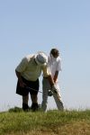 Zandvoort, 18 Juli 2006
KLM Dutch Open 2006 Persconferentie
Robbie v Erven Dorens speelt na afloop een rondje golf op de Kennemer Golfclub en geeft Junior Smulders instructie
