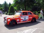 Oisterwijk, 15 Juli 2006
Eerste dag Classic Car Rally Amsterdam-Beijing
1e stop om afscheid te nemen van familie en vriendin bij Rosep
Willem v Santvoort en Nico Hermans met hun Volvo Amazon uit 1969