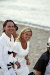 Ibiza 7 juli 2007
Yfke Sturm en haar man Imad Izemrane trouwen op het strand .Angela v Hulten en Eric Kuster