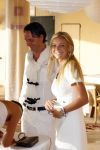Ibiza 7 juli 2007
Yfke Sturm en haar man Imad Izemrane trouwen op het strand .Eric Kuster en Angela v Hulten