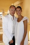 Ibiza 7 juli 2007
Yfke Sturm en haar man Imad Izemrane trouwen op het strand .Dirkjan Bakker met Joyce