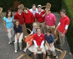 Eindhoven, 29 Juni 2007
Junior Smulders met het jeugdteam van de Eindhovensche Golf