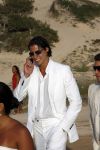 Ibiza 7 juli 2007
Yfke Sturm en haar man Imad Izemrane trouwen op het strand .