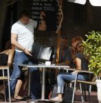 Ibiza 8 juli 2007
Marco Borsato en Leontine Borsato op vakantie met hun kinderen Luca Senna en Jada op ibiza.