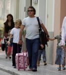 Ibiza 8 juli 2007
Marco Borsato en Leontine Borsato op vakantie met hun kinderen Luca Senna en Jada op ibiza.