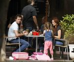 Ibiza 8 juli 2007
Marco Borsato en Leontine Borsato op vakantie met hun kinderen Luca Senna en Jada op ibiza.