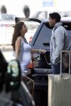 Schiphol 20 juni 2007
Rossana Lima zwanger brengt haar vriend Patrick Kluivert naar Schiphol. Patrick ging naar Dubai voor een voetvolley tournooi.