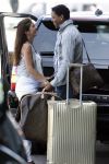 Schiphol 20 juni 2007
Rossana Lima zwanger brengt haar vriend Patrick Kluivert naar Schiphol. Patrick ging naar Dubai voor een voetvolley tournooi.