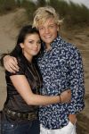 Bergen aan Zee 4 juli 2007
Roxeanne Hazes bij Tros zomerfeesten met Rachel Thomas Berge en Gerard Joling.