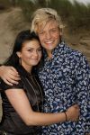 Bergen aan Zee 4 juli 2007
Roxeanne Hazes bij Tros zomerfeesten met Rachel Thomas Berge en Gerard Joling.