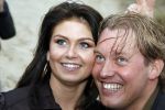 Bergen aan Zee 4 juli 2007
Tros zomerfeesten in bergen aan zee. Roxeanne Hazes met Dennis v Tellingen