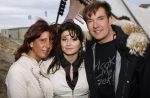 Bergen aan Zee 4 juli 2007
Roxeanne Hazes bij Tros zomerfeesten met Rachel Thomas Berge en Gerard Joling.