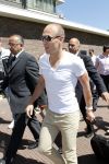 Amsterdam 4 juni 2010
Spelers Nederlands elftal melden zich bij het Hilton Hotel voor de laatste vriendschappelijke wedstrijd voor het WK. Arjen Robben met TW Steel horloge
Peter Smulders bv
