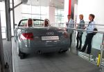 Ingolstadt, 11 Mei 2010
Audi Forum levering Audi Q5 samen met Ingeborg Smulders en Wilma en Marti v Helvoort
Foto Peter Smulders BV