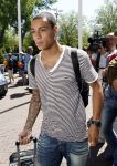 Amsterdam 4 juni 2010
Spelers Nederlands elftal melden zich bij het Hilton Hotel voor de laatste vriendschappelijke wedstrijd voor het WK. Gregory v d Wiel met een Buddha to Buddha armband
Peter Smulders bv