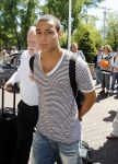 Amsterdam 4 juni 2010
Spelers Nederlands elftal melden zich bij het Hilton Hotel voor de laatste vriendschappelijke wedstrijd voor het WK. Gregory v d Wiel met een Buddha to Buddha armband
Peter Smulders bv