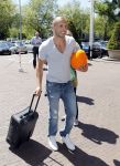Amsterdam 4 juni 2010
Spelers Nederlands elftal melden zich bij het Hilton Hotel voor de laatste vriendschappelijke wedstrijd voor het WK. Johnny en Charlotte Heitinga
Peter Smulders bv