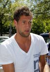 Amsterdam 4 juni 2010
Spelers Nederlands elftal melden zich bij het Hilton Hotel voor de laatste vriendschappelijke wedstrijd voor het WK. Maarten Stekelenburg met zijn vrouw
Peter Smulders bv