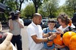 Amsterdam 4 juni 2010
Spelers Nederlands elftal melden zich bij het Hilton Hotel voor de laatste vriendschappelijke wedstrijd voor het WK. Nigel de Jong
Peter Smulders bv