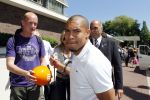Amsterdam 4 juni 2010
Spelers Nederlands elftal melden zich bij het Hilton Hotel voor de laatste vriendschappelijke wedstrijd voor het WK. Nigel de Jong
Peter Smulders bv