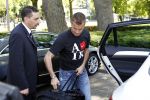 Amsterdam 4 juni 2010
Spelers Nederlands elftal melden zich bij het Hilton Hotel voor de laatste vriendschappelijke wedstrijd voor het WK. Rafael v d Vaart
Peter Smulders bv
