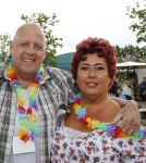 Harderwijk, 2 Juli 2011
Dolfinarium premiere Spetter en het magisch avontuur
Henk Bres met zijn vrouw een een vriendin
Foto Peter Smulders BV