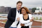 Rotterdam 16 juni 2011
Justine Pelmelay met haar nieuwe vriend Ronald van Driel op cruise schip ( boot) de SS rotterdam.
Peter Smulders bv