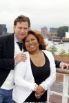 Rotterdam 16 juni 2011
Justine Pelmelay met haar nieuwe vriend Ronald van Driel op cruise schip ( boot) de SS rotterdam.
Peter Smulders bv