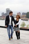 Rotterdam 16 juni 2011
Justine Pelmelay met haar nieuwe vriend Ronald van Driel op cruise schip ( boot) de SS rotterdam.
Peter Smulders bv