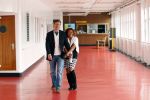 Rotterdam 16 juni 2011
Justine Pelmelay met haar nieuwe vriend Ronald van Driel op cruise schip ( boot) de SS rotterdam.
Peter Smulders bv