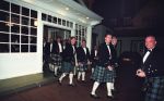 Turnberry, Schotland
Peter Smulders en Peter Slaats in het clubhuis van Turnberry Hotel in een schotese kilt.
Foto Peter Smulders BV