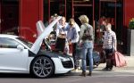 Amsterdam 4 juli 2012
Afrojack (Nick v d Wall) met zijn moeder in AUDI R8 op de pc hooftstraat.
Peter Smulders bv