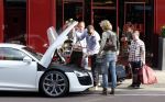 Amsterdam 4 juli 2012
Afrojack (Nick v d Wall) met zijn moeder in AUDI R8 op de pc hooftstraat.
Peter Smulders bv