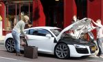 Amsterdam 4 juli 2012
Afrojack (Nick v d Wall) met zijn moeder in AUDI R8 op de pc hooftstraat.
Peter Smulders bv