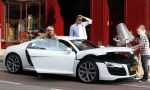 Amsterdam 4 juli 2012
Afrojack (Nick v d Wall) met zijn moeder in AUDI R8 op de pc hooftstraat.
Peter Smulders bv