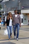 Amsterdam/Amstelveen 6 juli 2012
Badr Hari en Estelle Cruijff op terras en op weg naar reisburo in Lamborghini.
Peter Smulders bv