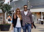 Amsterdam/Amstelveen 6 juli 2012
Badr Hari en Estelle Cruijff op terras en op weg naar reisburo in Lamborghini.
Peter Smulders bv